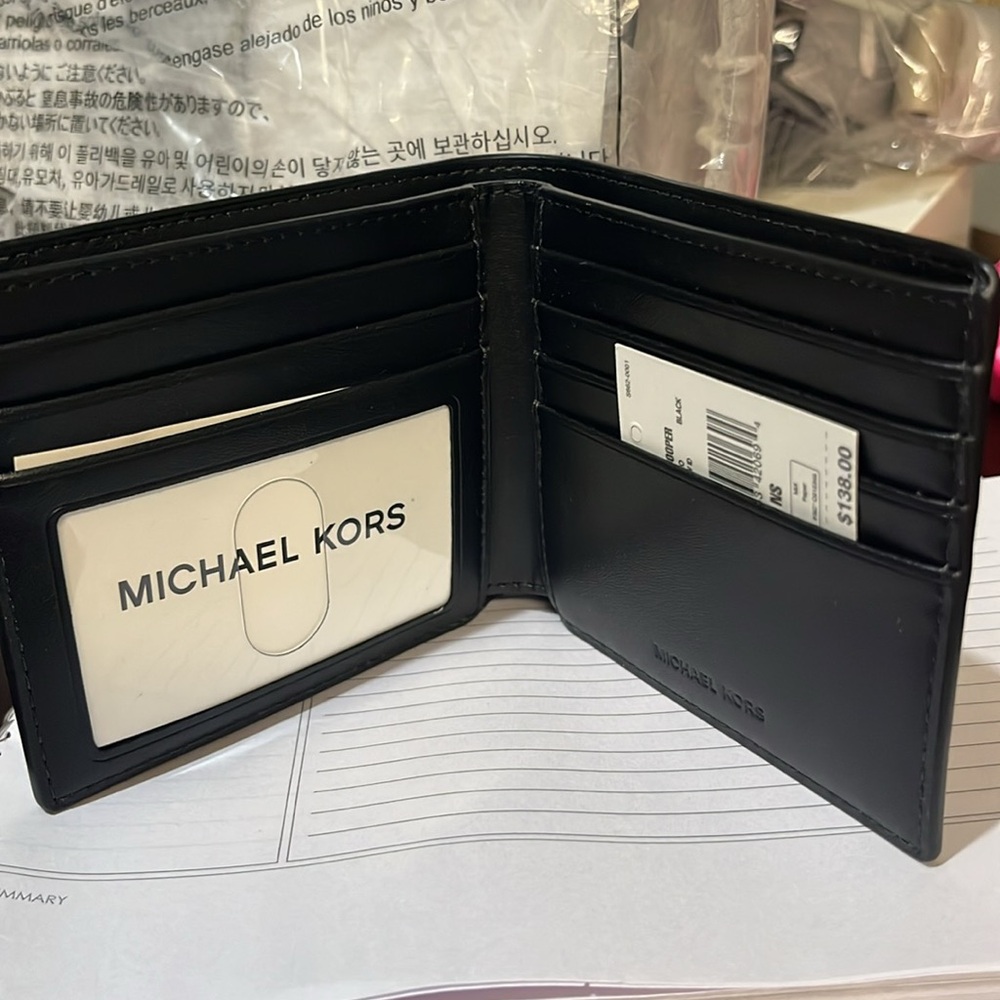 Michael Kors Black and Gray Ombre Wallet - Picture 2 of 2